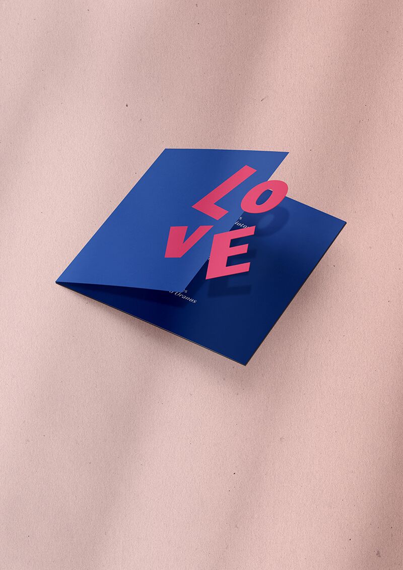 Faire-part luxe - LOVE