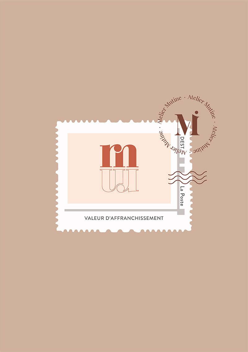 Timbre personnalisé Monogramme – Image 5