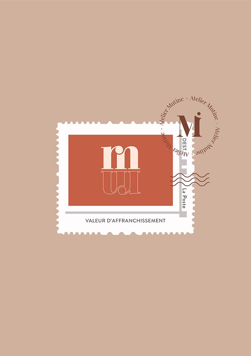 Timbre personnalisé Monogramme – Image 6