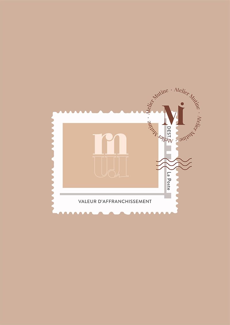 Timbre personnalisé Monogramme – Image 7