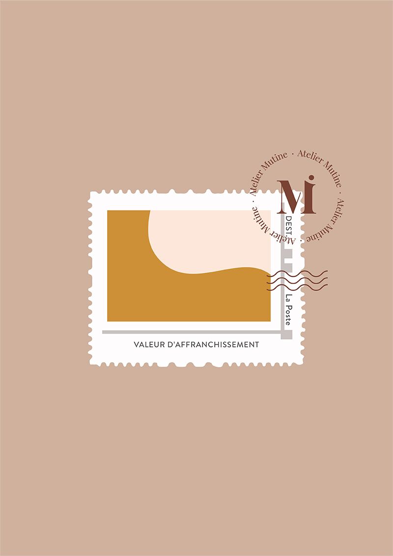 Timbre personnalisé Monogramme – Image 8