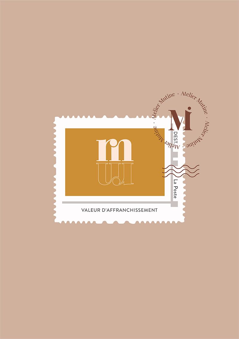 Timbre personnalisé Monogramme – Image 9