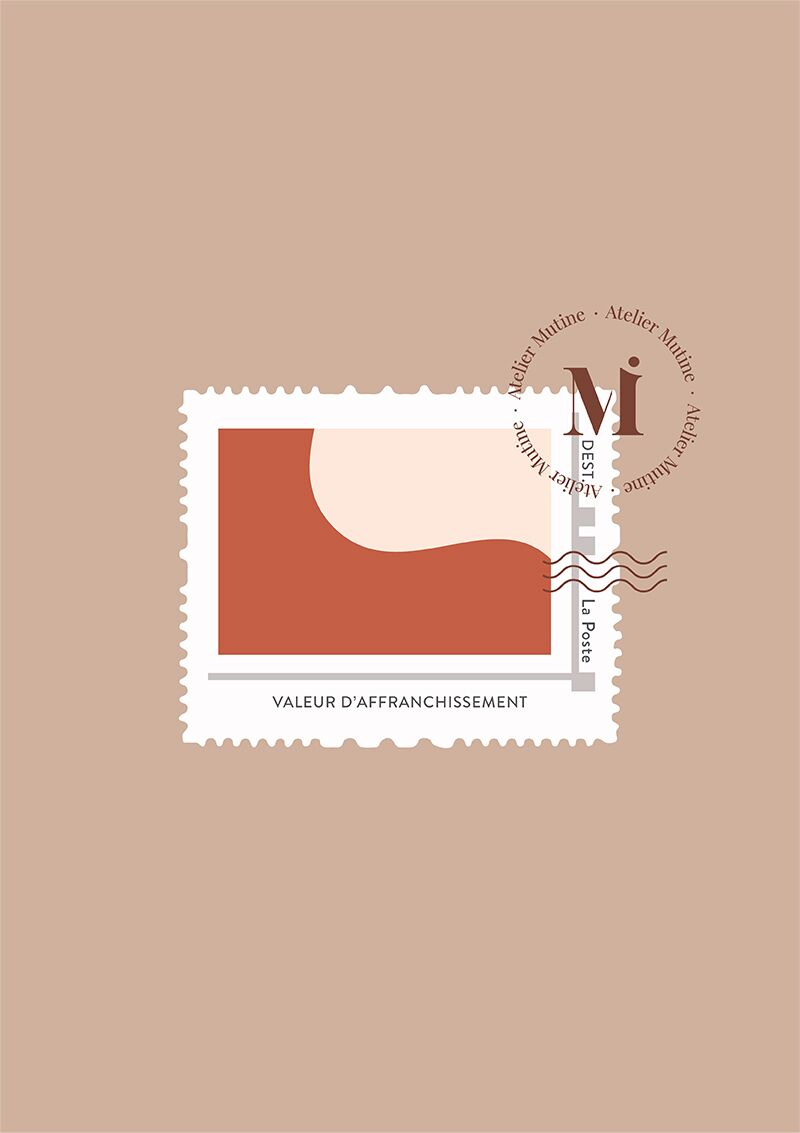 Timbre personnalisé Monogramme – Image 10